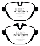 EBC 11+ BMW X3 2.0 Turbo (F25) Redstuff Rear Brake Pads - DP32047C