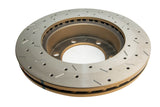 DBA 05+ Toyota 4-Runner KUN/GGN/TGN Front Drilled and Slotted 4000 Series Rotor - DBA42714XS