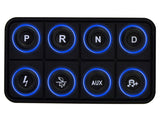 AEM EV 8 Button Keypad CAN Based Programmable Backlighting - 30-8400