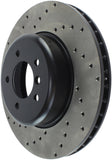 StopTech 04-10 BMW 5-Series & 6-Series Drilled Right Front Rotor - 128.34071R