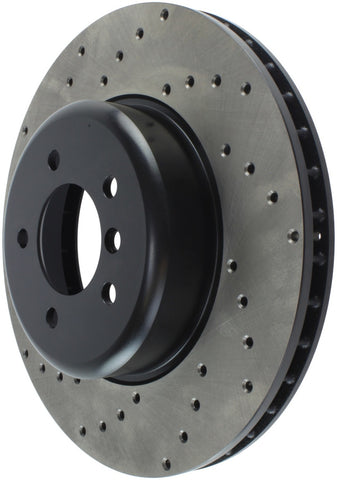 StopTech 04-10 BMW 5-Series & 6-Series Drilled Right Front Rotor - 128.34071R