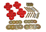 Energy Suspension Bronco Body Mount W/Hardware - Red - 4.4110R