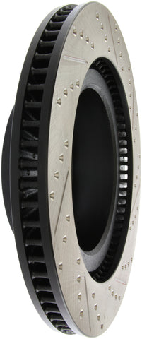 StopTech 07-09 Toyota Tundra / 08-09 Toyota Sequoia Front Right Slotted & Drilled Rotor - 127.44156R