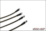 AMS Performance 08-15 Mitsubishi EVO X Stainless Steel Brake Lines (4 Lines) - AMS.04.01.0004-1