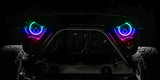 Oracle 7in High Powered LED Headlights - Black Bezel - ColorSHIFT - BC1 - 5769-335