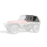 Rampage 1992-1995 Jeep Wrangler(YJ) Frameless Soft Top Kit - Black Diamond - 109435