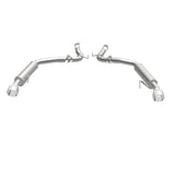 MagnaFlow Axle Back, SS, 2.5in, Competition, Dual Split Polish 4.5in Tip 2015 Ford Mustang Ecoboost - 19179