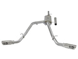 aFe MACH Force-Xp 3in CB SS Dual Exhaust w/Polished Tips 09-16 GM Silverado/Sierra 4.3L/4.8L/5.3L - 49-44071-P