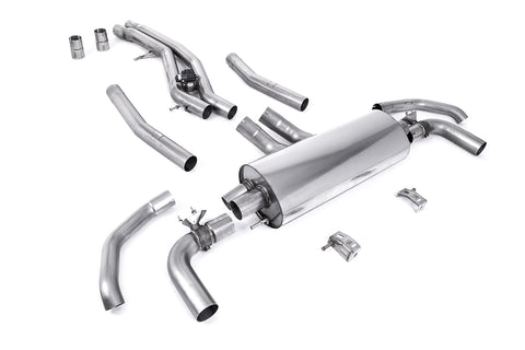 Audi - SQ8 4.0 V8 Bi-Turbo (Non OPF / GPF Equipped Models) - 2020 and Later - Axle Back {Front Pipe Back System - Fits to OE Tailpipes - Does not require cutting} - SSXAU1027