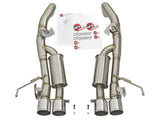 aFe MACHForce XP 3in-2 1/2in Axle Back 304SS Exhaust w/ Polished Tips 14-17 Chevy Corvette V8-6.2L - 49-34056-P