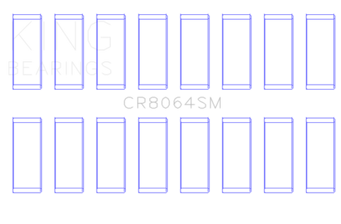 King Engine Bearings Ford Godzilla 7.3L Rod Bearing Set - Size STD - CR8064SM