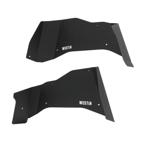 Westin 18-20 Jeep Wrangler JK Inner Fenders - Rear - Textured Black - 62-11035