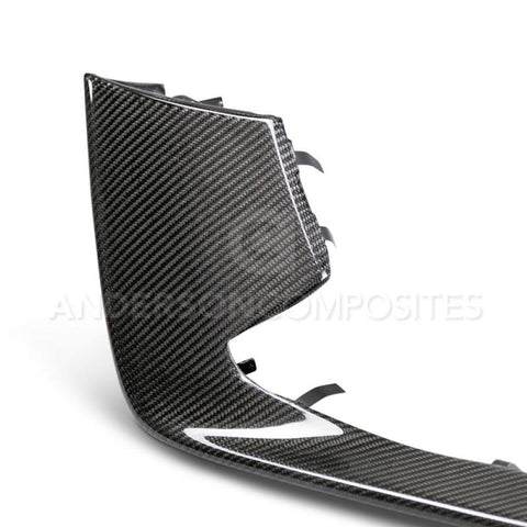 Anderson Composites 2015-2017 Ford Mustang Shelby GT350 Carbon Fiber Bumper Inserts - AC-FBI15MU350