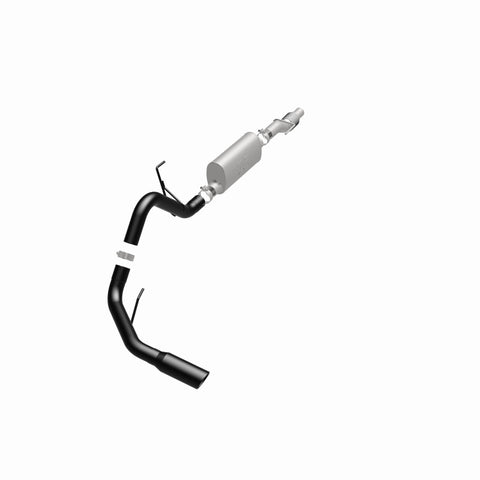 MagnaFlow SYS Cat-Back 11-14 Ford F-150 3.5L V6 EcoBoost 3in Black Single Side Exit Rear 3 Tip - 15364