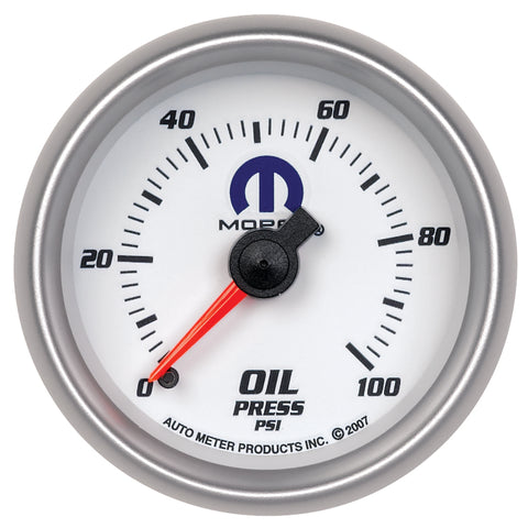 Autometer Mopar 52mm 0-100 PSI Oil Pressure Gauge - 880028