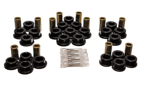 Energy Suspension 87-92 Toyota Supra Black Rear Control Arm Bushing Set - 8.3127G