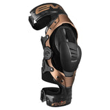 EVS Axis Pro Knee Brace Black/Copper - Large/Left - AXISP-BK/COP-LL