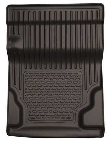 Husky Liners 10-13 GM Escalade/Tahoe/Yukon WeatherBeater Black Walkway Floor Liner (2nd Row Bucket) - 81251