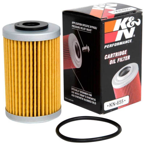 K&N 1.625in OD x 2.719in H Oil Filter - KN-655
