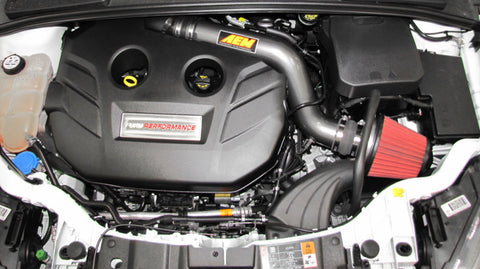 AEM 16-18 Ford Focus RS L4-2.3L F/I Gunmetal Gray Cold Air Intake - 21-852C