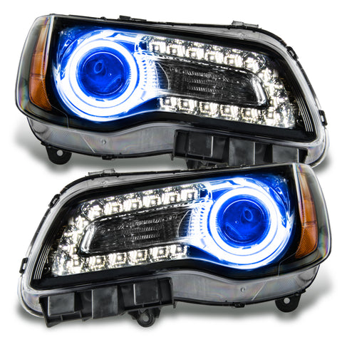 Oracle 11-14 Chrysler 300C SMD HL - Black - NON HID - Blue - 7729-002