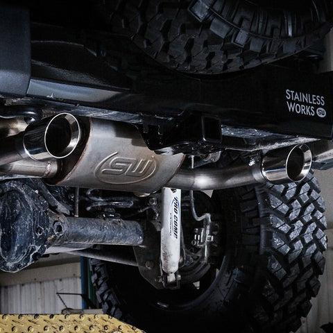Stainless Works 2007-17 Jeep Wrangler Axle Back Exhaust - JPJKAB