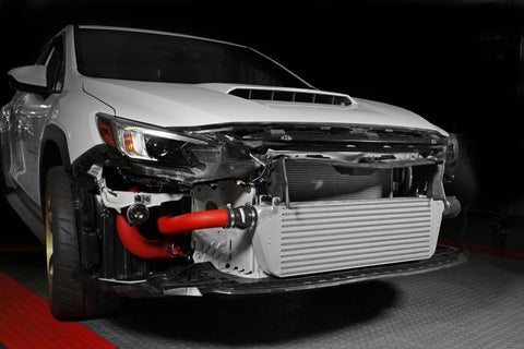 PERRIN 22-26 Subaru WRX Front Mount Intercooler Kit (Red Tubes & Silver Core) - PSP-ITR-441SL/RD