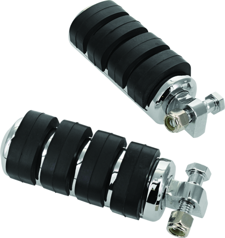 Kuryakyn ISO Peg Large With Male Adapter Chrome (Pair) - 8002