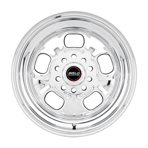 Weld Rodlite 15x4 / 5x4.5 & 5x4.75 BP / 2.5in. BS Polished Wheel - Non-Beadlock - 93-54344