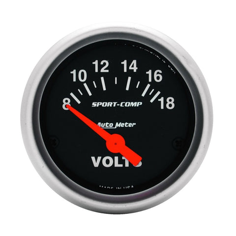 Autometer Sport-Comp 70-72 Chevelle SS/El Camino Dash Kit 6pc Tach / MPH / Fuel / Oil / WTMP / Volt - 7025-SC
