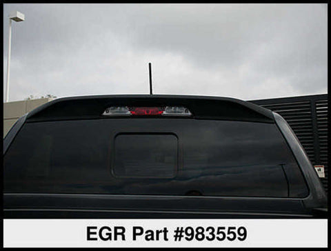 EGR 19-20 Ford Ranger Super Crew Rear Cab Truck Spoiler - Matte Black - 983559