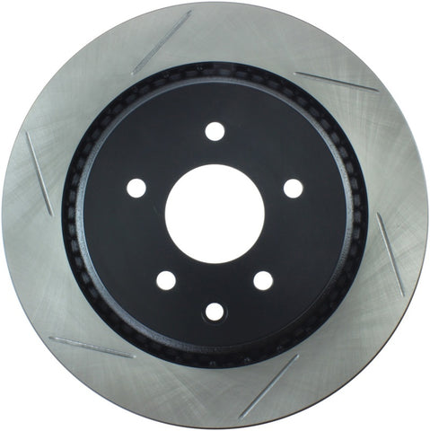 StopTech Power Slot 07-08 Infiniti G35 2WD Sport Sedan / 08-09 G37 SportStop Slotted Rear Right Rot - 126.42093SR