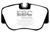 EBC 84-86 Mercedes-Benz 190/190E 2.3 Greenstuff Front Brake Pads - DP2778