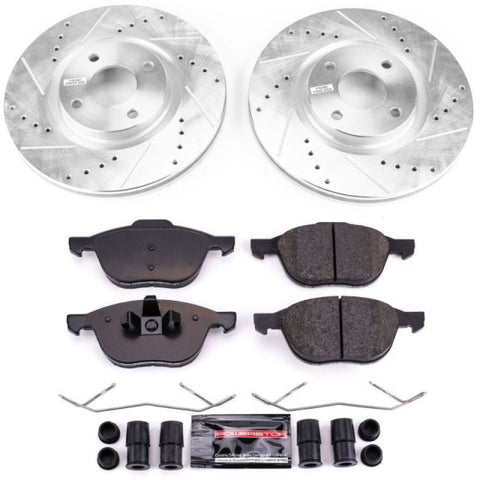 Power Stop 2018 Ford EcoSport Front Z23 Evolution Sport Brake Kit - K7884