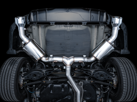 AWE Tuning 22+ Honda Civic Si/Acura Integra Touring Edition Catback Exhaust - Dual Chrome Silver Tip - 3015-32331