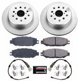 Power Stop 93-94 Lexus LS400 Rear Z17 Evolution Geomet Coated Brake Kit - CRK1081