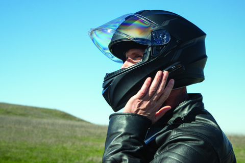 Sena Technologies Outforce Full Face Bluetooth Helmet Matte Black - Small - OUTFORCE-MB00S