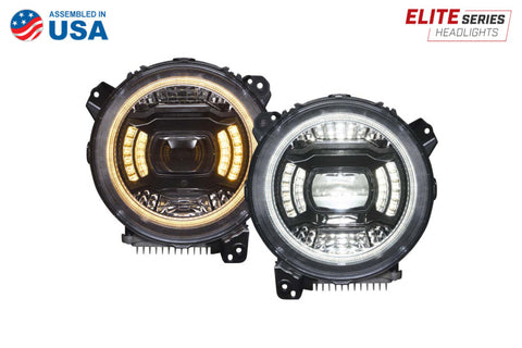 Diode Dynamics 18-23 Jeep JL Wrangler Elite Max LED Headlamps - DD5165