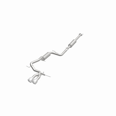 MagnaFlow 13 Ford Focus 2.0L Turbocharged ST Dual Center Rear Exit Stainless Cat Back Perf Exhaust - 15155