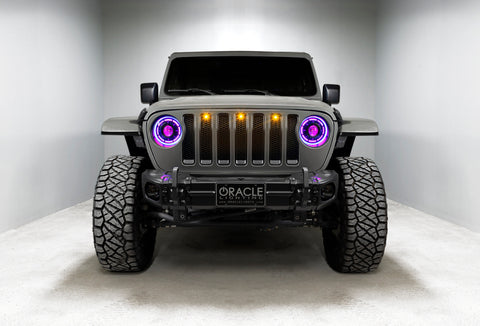 Oracle Oculus Bi-LED Projector Headlights for Jeep JL/Gladiator JT - w/ Simple Controller - 5839-504-B