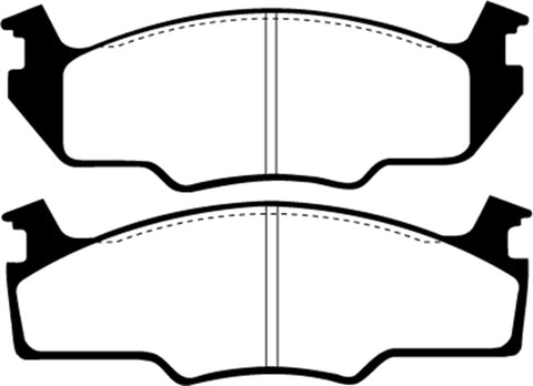 EBC 80-84 Volkswagen Golf 1.6 Ultimax2 Front Brake Pads - UD158