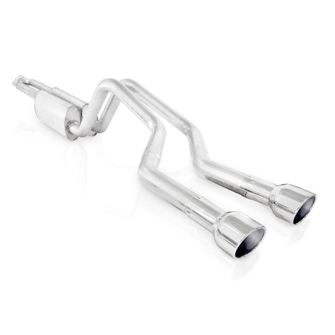 Stainless Works 2006-09 Trailblazer SS 6.0L 2-1/2in S-Tube Exhaust Y-Pipe Center Bumper Exit - TBTDLMFCBCO