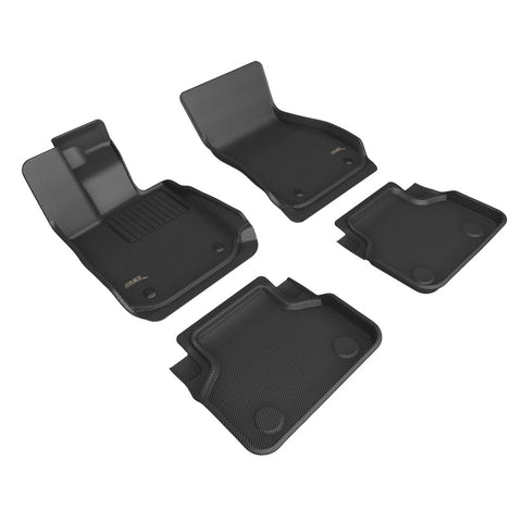 3D MAXpider 18-23 BMW 8 Series Gran Coupe Kagu Floor Mat- Black R1 R2 - L1BM11401509