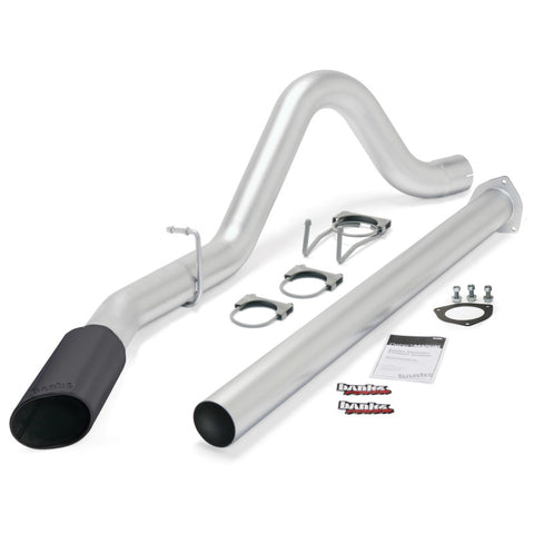 Banks Power 15 Ford 6.7L F250-350-450 CCSB/CCLB SRW Monster Exh Sys - SS Single Exh w/ Black Tip - 49792-B