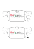 DBA 19-22 Volvo S60 (322mm Front Rotor) Rotor Front SP Performance Brake Pads - DB15250SP