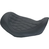 Mustang 06-17 Harley Dyna Wide Tripper Solo Seat Diamond Stitch- Black - 76704