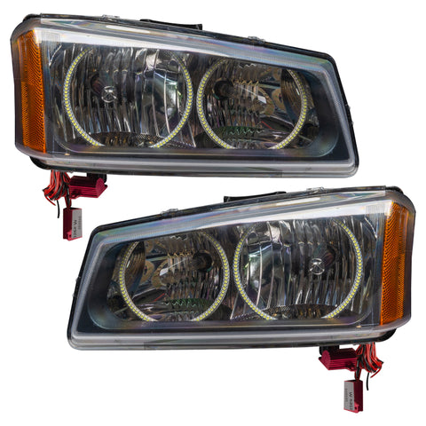 Oracle Lighting 03-06 Chevrolet Silverado Pre-Assembled LED Halo Headlights -Blue - 7197-002