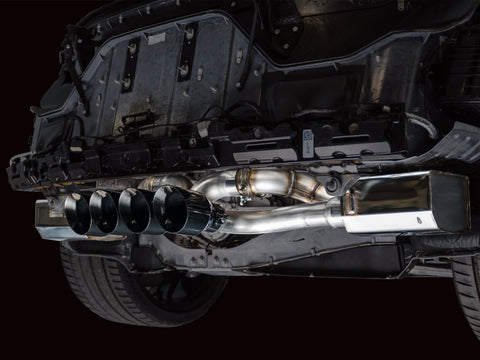 AWE Tuning 2023 C8 Corvette Z06 SwitchPath Cat-Back Exhaust - Diamond Black Tips - 3025-43906