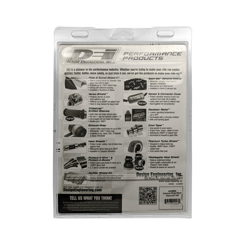 DEI Exhaust Wrap 2in x 50ft - Titanium - Black - 10003