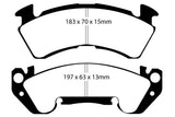 EBC 92-96 Chevrolet Caprice 4.3 Police Greenstuff Front Brake Pads - DP21147